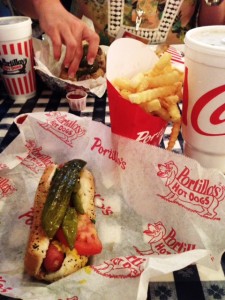 I haven't had a hot dog in many years, but when in Chicago....I must say, this was an extraordinary meal. That dog was loaded!