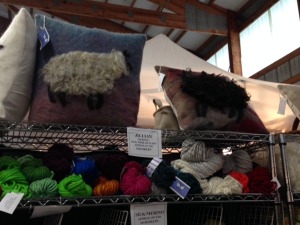 Needle-felting was everywhere, at Rhinebeck this year.