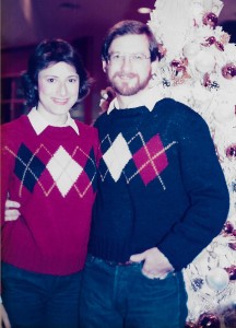 Anne and Bill Berk, Christmas 1984