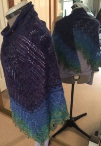 Peacock Shawl MKAL, by Sivia Harding