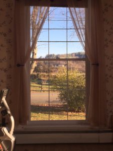 View of Vermont through one of Donna's windows