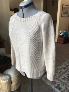 Messaline, designed by Bristol Ivy, knit with Cloudborn yarn.