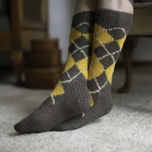 Outlander Argyle Sock